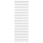 Jaluzea tip zebra alb lățime țesătură 65,9 cm poliester GartenMobel Dekor