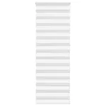 Jaluzea tip zebra alb lățime țesătură 70,9 cm poliester GartenMobel Dekor