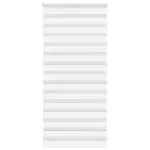 Jaluzea tip zebra alb lățime țesătură 90,9 cm poliester GartenMobel Dekor