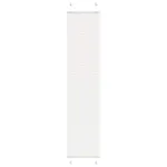 Jaluză plisată alb 40x200 cm Lățime țesătură 39,4cm poliester GartenMobel Dekor
