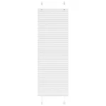 Jaluzea plisată alb 45x150 cm Lățime țesătură 44,4cm poliester GartenMobel Dekor