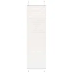 Jaluzea plisată alb 60x200 cm Lățime țesătură 59,4cm poliester GartenMobel Dekor