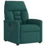Fotoliu rabatabil, verde închis, material textil GartenMobel Dekor