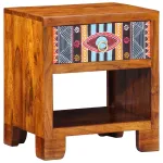 Bufet Multicolour 40 x 35 x 45 cm lemn masiv de acacia GartenMobel Dekor