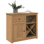 Dulap cu sertar PANAMA, 93x40x80 cm, lemn masiv de pin GartenMobel Dekor
