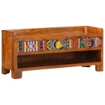 Bancă pentru pantofi cu sertar Maro miere 100 x 35 x 45 cm GartenMobel Dekor