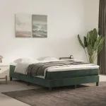 Saltea cu arcuri buzunar, fermitate medie, verde închis, 120x210x20 cm, catifea GartenMobel Dekor