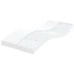 Saltea din spumă de copii, alb 80x160 cm 7 zone duritate 20 ILD GartenMobel Dekor