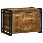 Cutie de depozitare 60 x 40 x 41 cm Lemn de mango solid GartenMobel Dekor