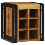 Raft pentru vin 35 x 35 x 39 cm Lemn Solid de Acacia GartenMobel Dekor