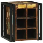 Raft pentru vin 35 x 35 x 39 cm Lemn recuperat masiv GartenMobel Dekor