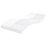 Saltea din spumă, alb, 80x220 cm, duritate 7 zone 20 ILD GartenMobel Dekor