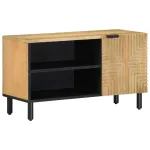 Dulap TV maro 80x31,5x46 cm lemn masiv de mango GartenMobel Dekor