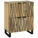 Bufet Maro 60 x 33 x 75 cm Lemn masiv de mango GartenMobel Dekor