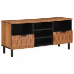 Cabinet TV cu sertar Finisaj Acacia Maro 100 x 33 x 46 cm GartenMobel Dekor