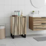 Dulap pentru Chiuveta de Baie cu raft Alb 38 x 33,5 x 58 cm GartenMobel Dekor
