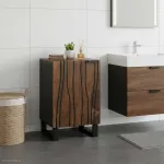 Dulap pentru Chiuveta de Baie cu raft castan 38 x 33,5 x 58 cm GartenMobel Dekor