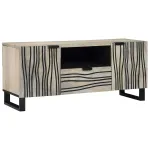 Unități TV cu sertar Alb 105 x 33 x 46 cm Lemn compozit GartenMobel Dekor