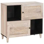 Bufet Alb 33.5 x 80 x 75 cm GartenMobel Dekor
