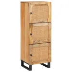 Bufet cu depozitare Maro 90 x 33 x 75 cm Lemn de mango solid GartenMobel Dekor
