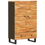 Buffet de depozitare Maro 60 x 33 x 100 cm Lemn de mango solid GartenMobel Dekor