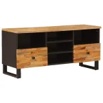 Cabinet TV Corona Maro 100 x 33 x 46 cm Lemn de mango solid GartenMobel Dekor