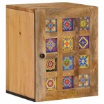 Dulap Suspendat pentru Baie cu ușă natural 38 x 33 x 48 cm GartenMobel Dekor