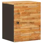 Dulap Suspendat pentru Baie cu ușă natural 38 x 33 x 48 cm GartenMobel Dekor