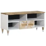 Comodă TV, 100x33,5x46 cm, lemn masiv de mango GartenMobel Dekor