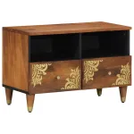 Cabinet TV Maro miere 70 x 33 x 46 cm Lemn de mango solid GartenMobel Dekor