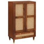 Șifonier Înalt Maro 60 x 33,5 x 100 cm Lemn de mango solid GartenMobel Dekor