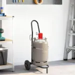 Cărucior manual Negru și roșu 49 x 49 x 101 cm Oțel GartenMobel Dekor