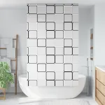 Jaluzea cu rolă de duș 130x240 cm lățime material 126 cm GartenMobel Dekor