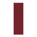 Jaluză plisată Bordeaux Roșu 60x200 cm Lățime țesătură 59,4 cm GartenMobel Dekor
