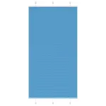 Jaluzea plisată Albastru 110x200 cm Lățime țesătură 109,4 cm GartenMobel Dekor