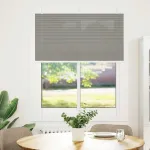 Jaluzea plisată Antracit 105x100 cm Lățime țesătură 104,4 cm GartenMobel Dekor