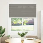 Jaluzea plisată Antracit 120x100 cm Lățime țesătură 119,4 cm GartenMobel Dekor