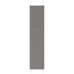 Jaluzea plisată Antracit 40x200 cm Lățime țesătură 39,4 cm GartenMobel Dekor