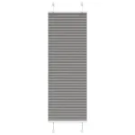 Jaluzea plisată Antracit 50x150 cm Lățime țesătură 49,4 cm GartenMobel Dekor