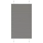 Jaluzea plisată Antracit 80x150 cm Lățime țesătură 79,4 cm GartenMobel Dekor