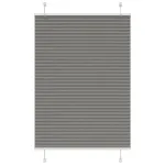 Jaluzea plisată Antracit 85x150 cm Lățime țesătură 84,4 cm GartenMobel Dekor