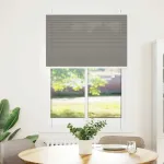 Jaluzea plisată Antracit 90x100 cm Lățime țesătură 89,4 cm GartenMobel Dekor