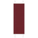 Jaluzea plisată Bordeaux Roșu 45x100 cm Lățime țesătură 44,4 cm GartenMobel Dekor