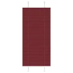 Jaluzea plisată Bordeaux Roșu 55x150 cm Lățime țesătură GartenMobel Dekor