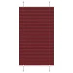 Jaluzea plisată Bordeaux Roșu 80x100 cm Lățime țesătură 79,4 cm GartenMobel Dekor