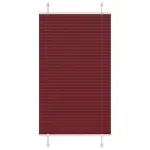 Jaluzea plisată Bordeaux Roșu 80x150 cm Lățime țesătură 79,4 cm GartenMobel Dekor