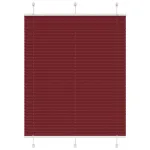Jaluzea plisată Bordeaux Roșu 80x150 cm Lățime țesătură 79,4 cm GartenMobel Dekor