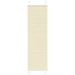 Jaluză plisată Crem 55x200 cm Lățime țesătură 54,4 cm GartenMobel Dekor