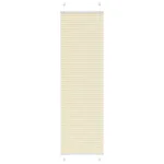 Jaluză plisată Crem 60x200 cm Lățime țesătură 59,4 cm GartenMobel Dekor