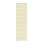 Jaluză plisată Crem 65x200 cm Lățime țesătură 64,4 cm GartenMobel Dekor